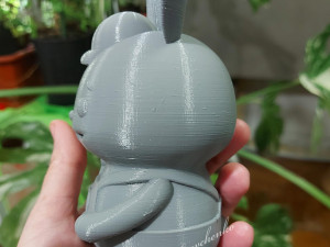 Bunny Auto Mechanic Figurine Modelo de Impressão 3D