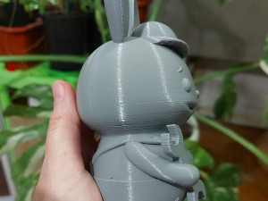 Bunny Auto Mechanic Figurine Modelo de Impressão 3D