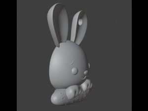 Happy Easter Bunny Keychain 3D 프린트 모델