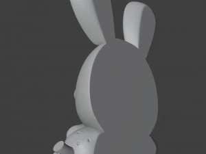 Brelok z wesołym zajączkiem wielkanocnym Model do druku 3D