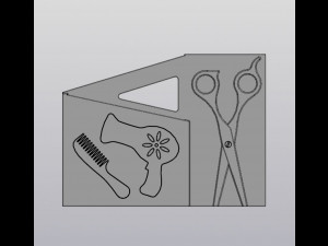 Hair Stylist Organizer v3 3Dプリントモデル