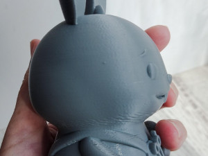 Bunny Hairdresser Figurine Modelo de Impressão 3D
