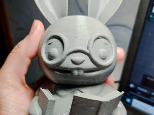 Set Librarian Bunny Boy Figurine 3D 打印模型