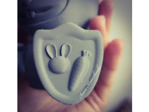 Bunny Knight Figurine 3D Print Model