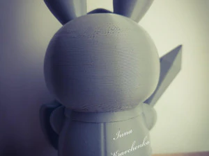Bunny Knight Figurine 3D Print Model