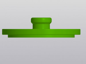 Jar with lid Organizer Monstera leaves 3D 프린트 모델