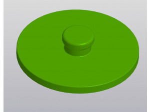 Jar with lid Organizer Monstera leaves 3D 프린트 모델
