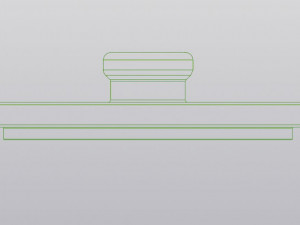 Jar with lid Organizer Monstera leaves 3D 프린트 모델