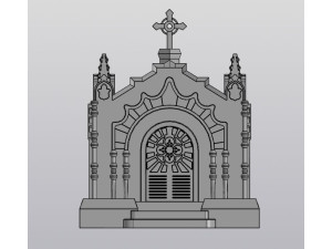 Gothic Crypt Planter 3D Print Model