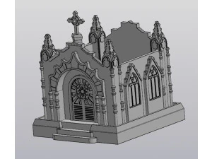 Fioriera per cripta gotica Modello di stampa 3D