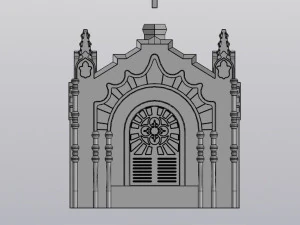 Fioriera per cripta gotica Modello di stampa 3D