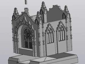 Fioriera per cripta gotica Modello di stampa 3D
