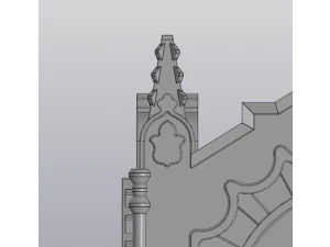 Fioriera per cripta gotica Modello di stampa 3D