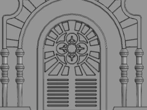 Fioriera per cripta gotica Modello di stampa 3D