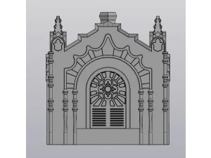 Fioriera per cripta gotica Modello di stampa 3D