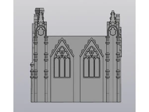 Fioriera per cripta gotica Modello di stampa 3D