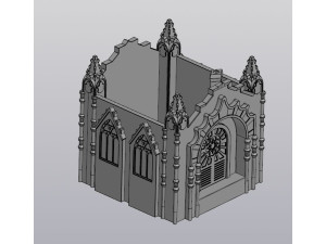 Gothic Crypt Planter 3D Print Model