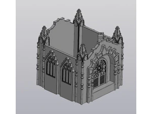 Fioriera per cripta gotica Modello di stampa 3D