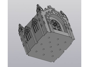 Gothic Crypt Planter 3D Print Model