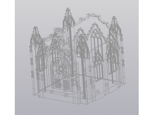 Gothic Crypt Planter 3D Print Model