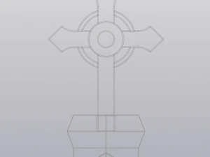 Fioriera per cripta gotica Modello di stampa 3D