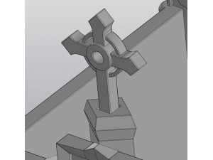 Gothic Crypt Planter 3D Print Model