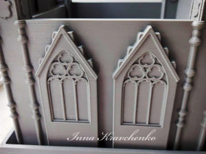 Fioriera per cripta gotica Modello di stampa 3D