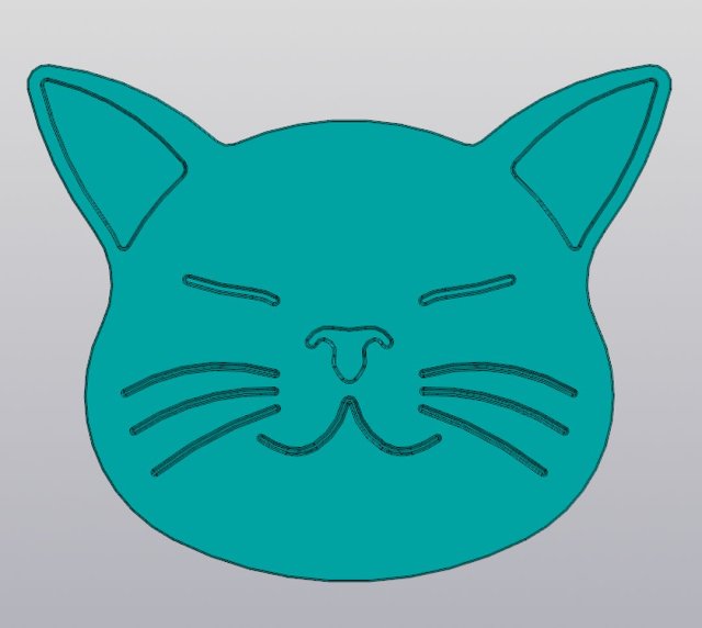 Cup Coaster Cat v3 3D प्रिंट मॉडल .c4d .max .obj .3ds .fbx .stl .blend 