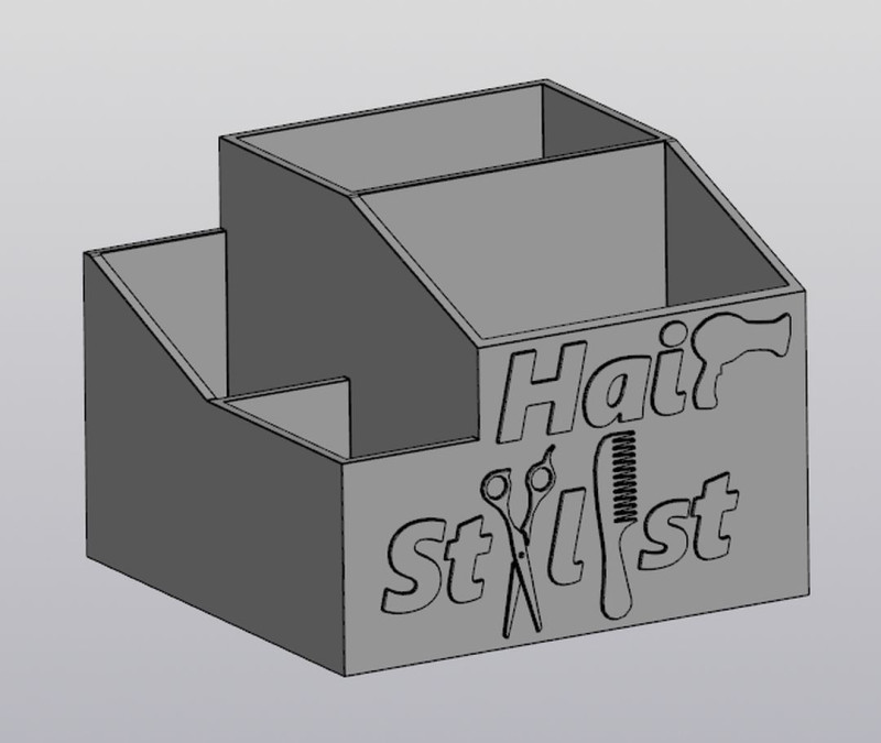 Hair Stylist Organizer v5 Modelo de Impressão 3D .c4d .max .obj .3ds .fbx .stl .blend 