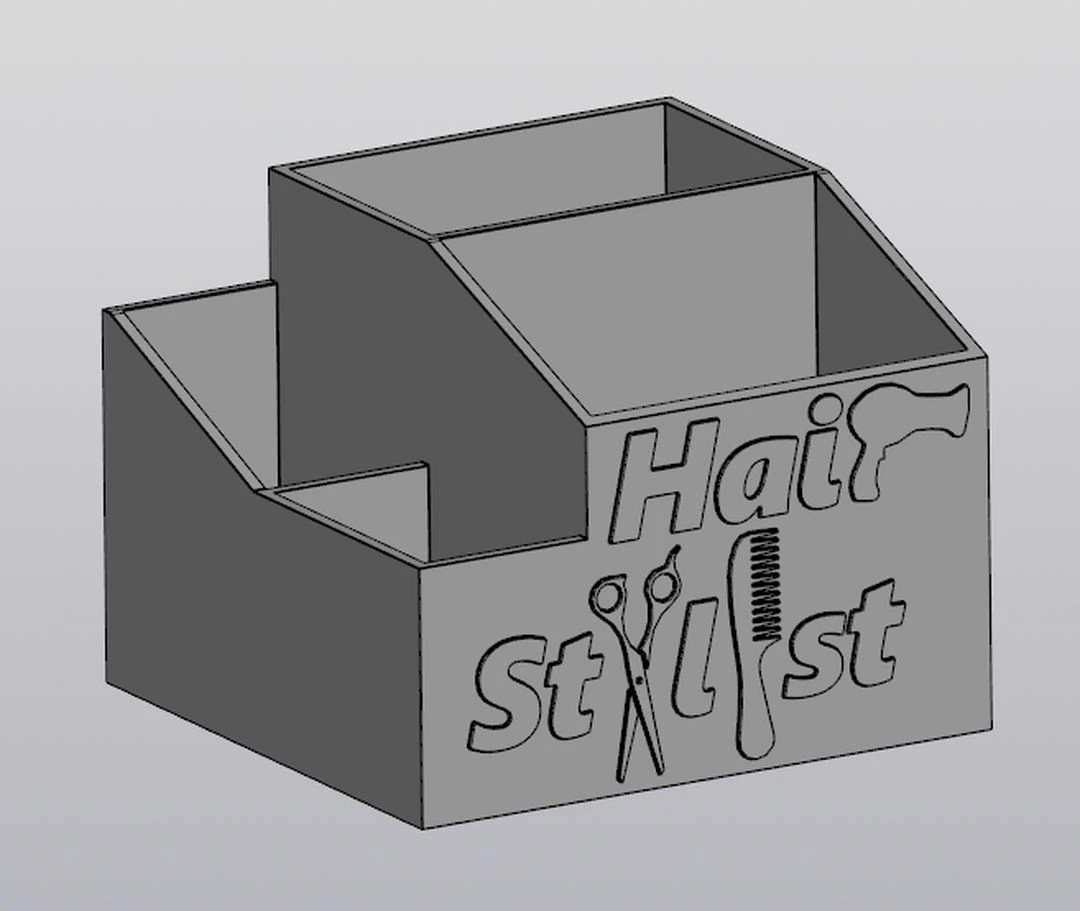 Hair Stylist Organizer v5 3D Принт Модель .c4d .max .obj .3ds .fbx .stl .blend 