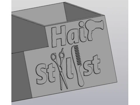 Hair Stylist Organizer v5 3D Принт Модель