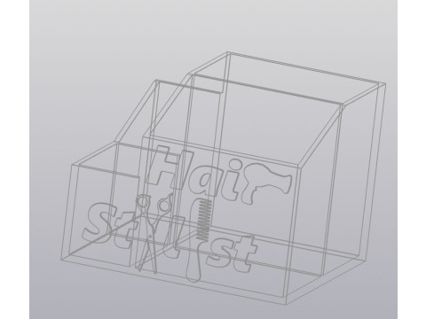 Hair Stylist Organizer v5 Modelo de Impressão 3D