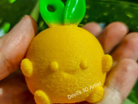 Funny citrus Keychain 3D प्रिंट मॉडल