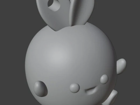 Funny citrus Keychain 3D Print Model
