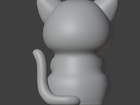 Praying cat Figurine 3D 프린트 모델