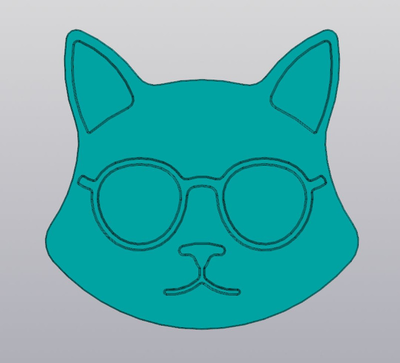 Cup Coaster Cat v5 Modèles 3D en vedette .c4d .max .obj .3ds .fbx .stl .blend 
