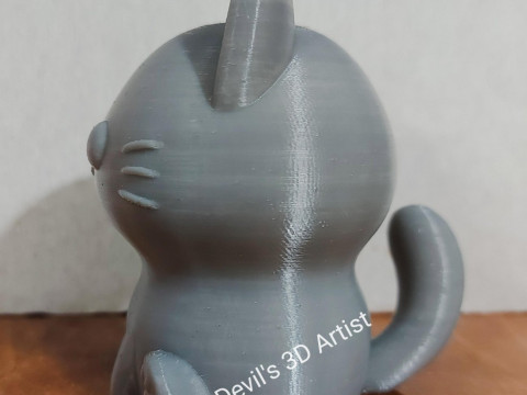 Kawaii cat Figurine 3D प्रिंट मॉडल