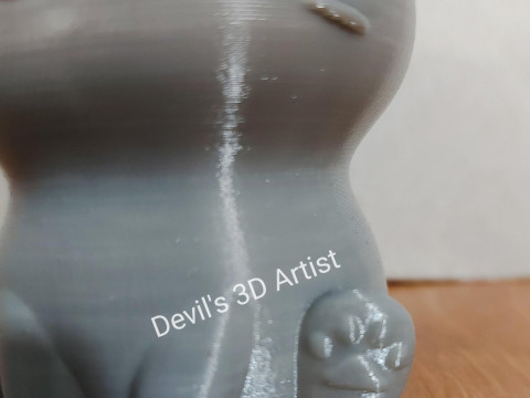 Kawaii cat Figurine 3D प्रिंट मॉडल
