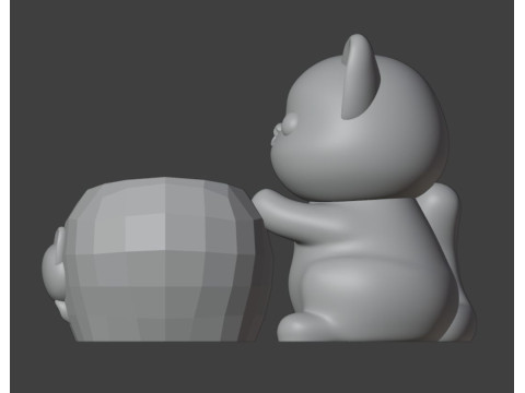 Little Cat Holder 3D 打印模型