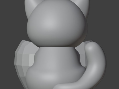 Little Cat Holder 3D 打印模型