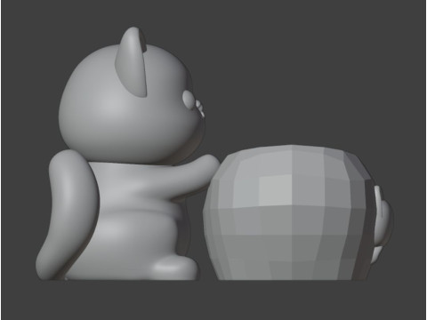 Little Cat Holder 3D 打印模型