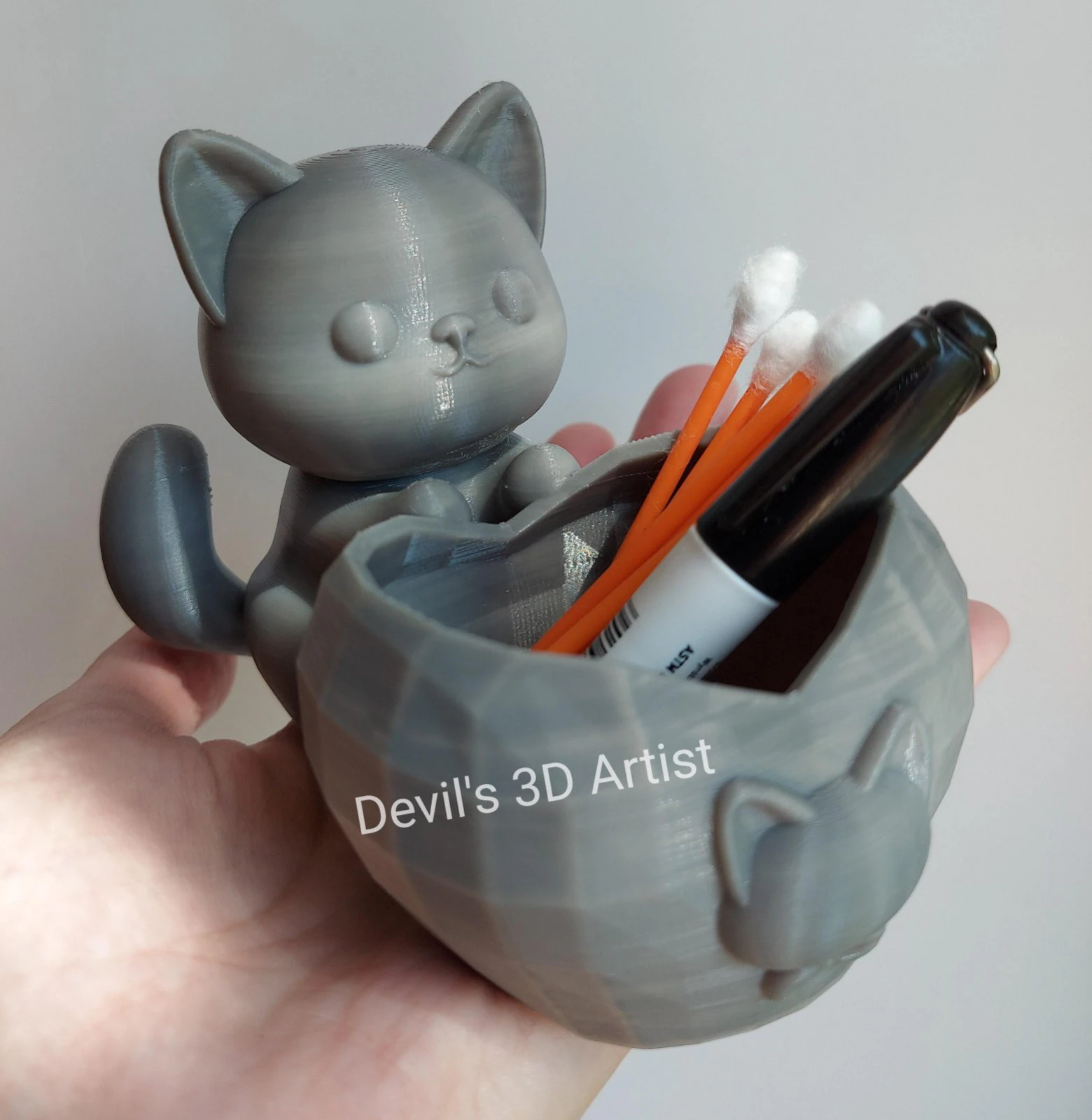 Porta gattino Modello di stampa 3D .c4d .max .obj .3ds .fbx .stl .blend 