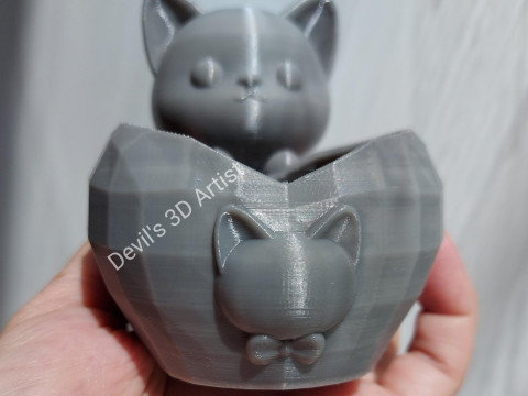 Little Cat Holder 3D 打印模型