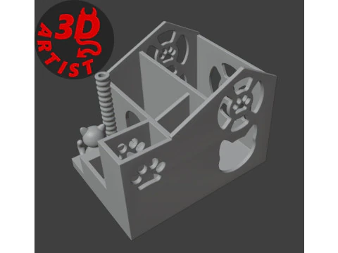 Cat house Organizer 3D Print Model