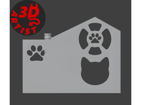 Cat house Organizer 3Dプリントモデル