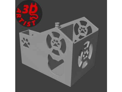 Cat house Organizer 3Dプリントモデル