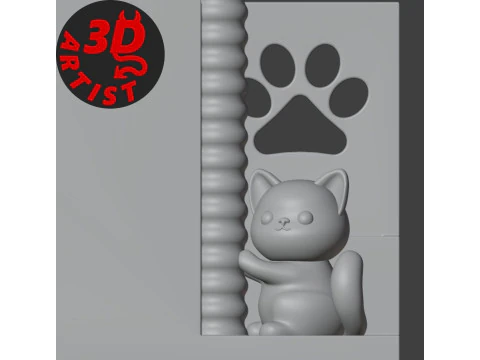 Cat house Organizer 3D Print Model