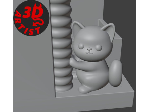 Cat house Organizer 3Dプリントモデル