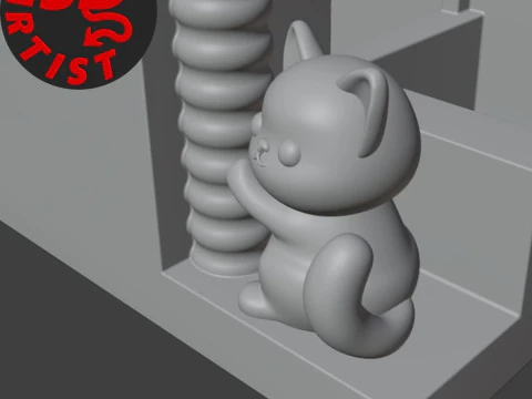 Cat house Organizer 3D Print Model