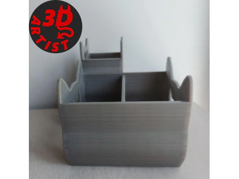 Cute cat Penholder Organizer 3D Print Model